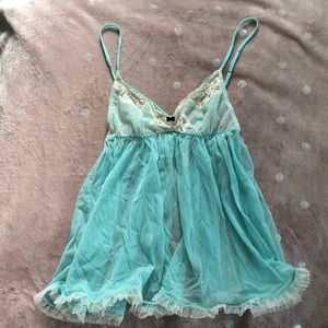 VS mint blue babydoll